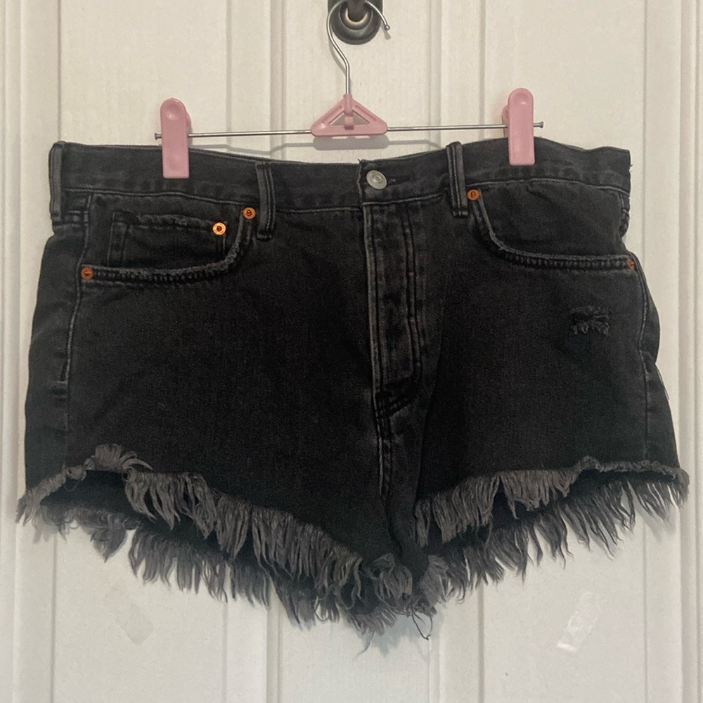 Free People denim shorts